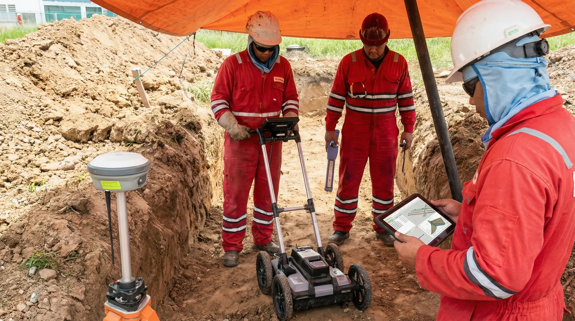 Mapeo subterráneo con tecnología GPR